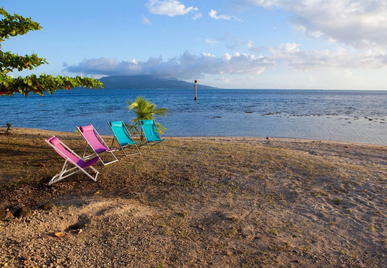 The private beach in front of the villa The beach