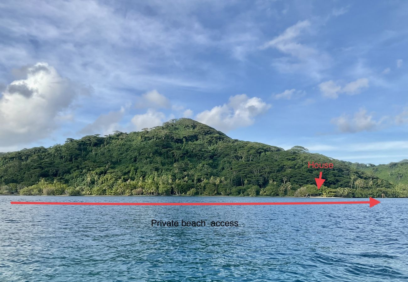 Villa in Poutoru - TAHAA - Private Beach & Snorkeling Villa Villa in Poutoru - TAHAA - Private Beach & Snorkeling Villa