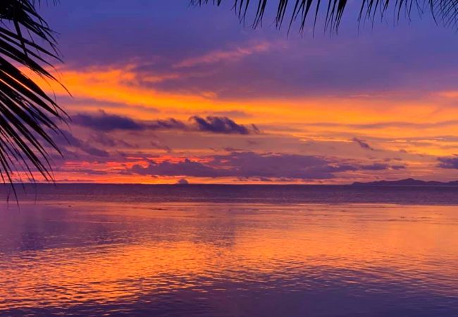 Sunset from the Moana Beach 2 bungalow Sunset from your bungalow