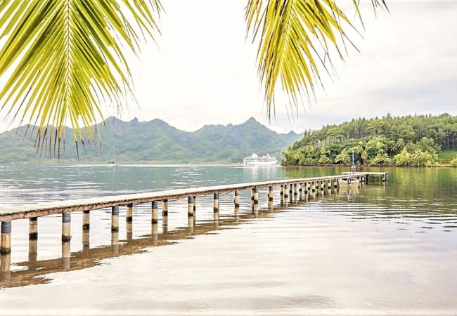  in Huahine-Nui - HUAHINE - Maroe House 1 + Car + Boat