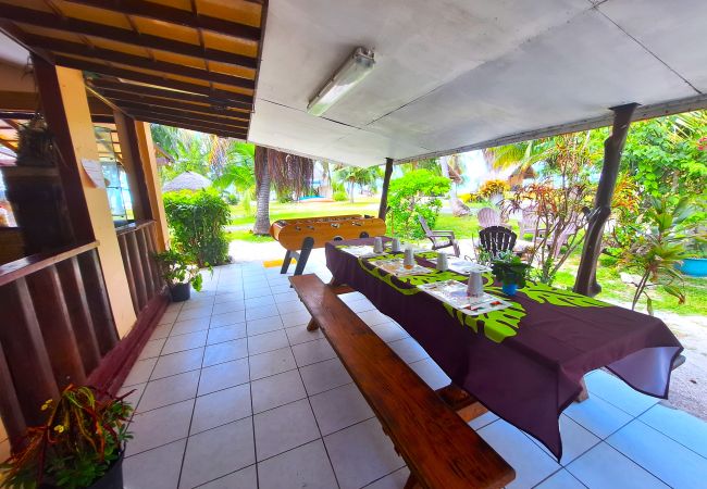 Rent by room in Tikehau - TIKEHAU - Bungalow Pacific Beach Rent by room in Tikehau - TIKEHAU - Bungalow Pacific Beach