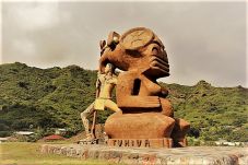 The largest sculpted Tiki NUKU HIVA