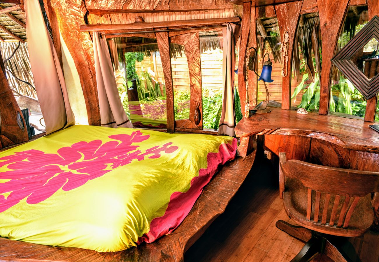 The sleeping area of the bungalow Bedroom