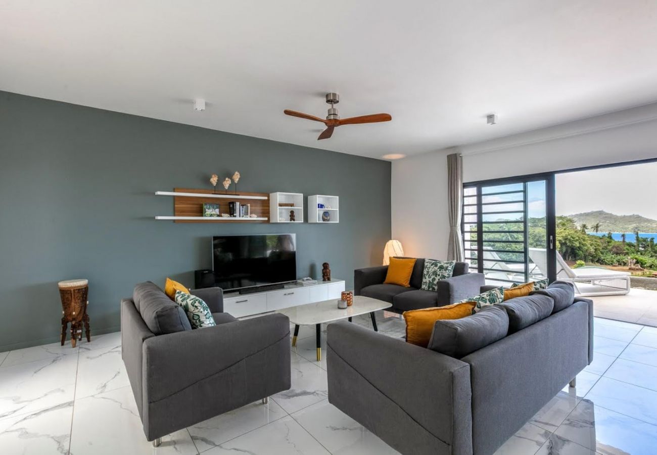 The fully furnished living room The living room