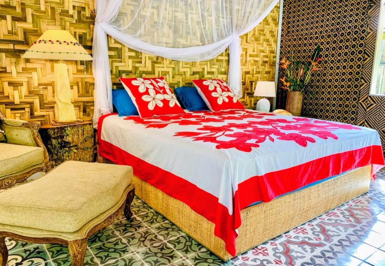 The bedroom  The room