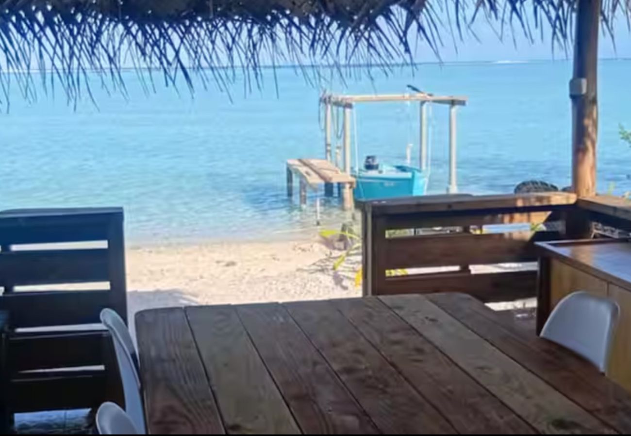 House in Maupiti  - MAUPITI - Fare Motu Tarona