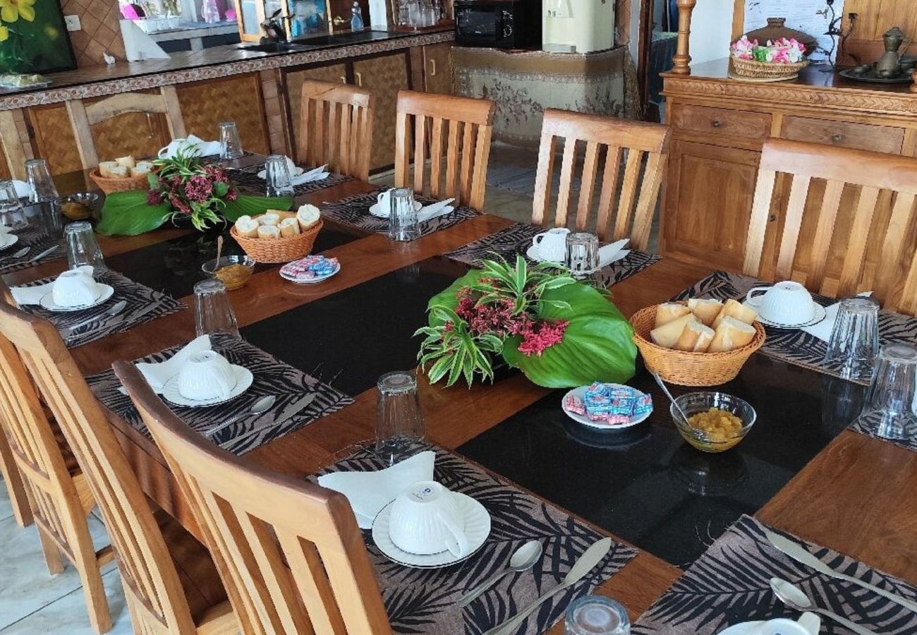Studio in Maupiti  - MAUPITI- Sea view family bungalow en 1/2 pension Studio in Maupiti  - MAUPITI- Sea view family bungalow en 1/2 pension