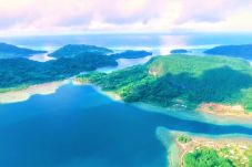 La bahía vista desde el cielo