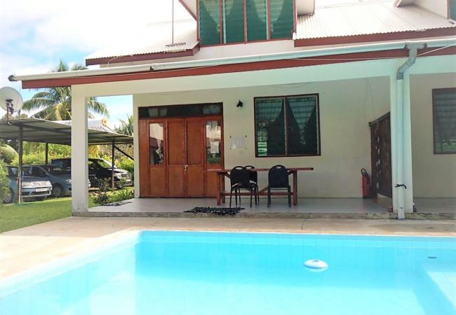 Casa en Fare - HUAHINE - Fare Ninamu Pool n°1 + Coche