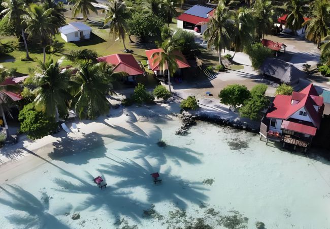Bungalow en Rotoava - FAKARAVA - Fare Breeze Plage triple -en 1/2 pension