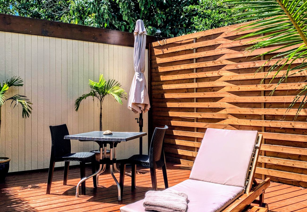 Angolo arredato sul terrazzo Angolo terrazza