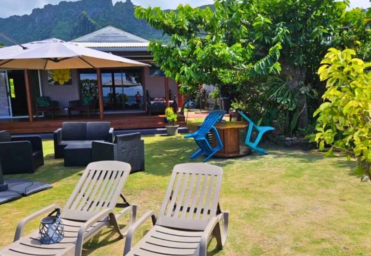 Casa a Maharepa - MOOREA - Fare Nihei beachfront Casa a Maharepa - MOOREA - Fare Nihei beachfront