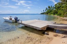 Coin plage avec ponton 