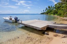 Coin plage avec ponton 