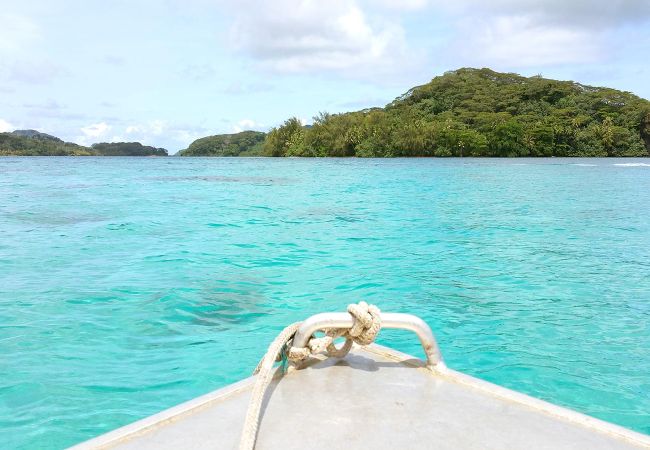  à Huahine-Nui - HUAHINE - Maroe House 2 + Voiture + Bateau
