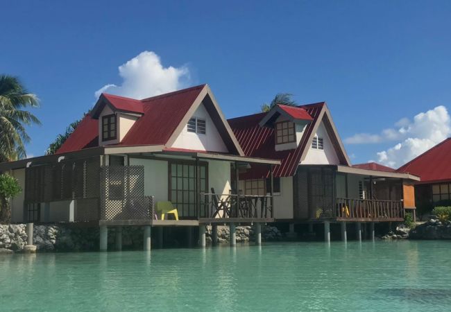 Bungalow à Rotoava -  FAKARAVA- Fare breeze lagoon en 1/2 pension