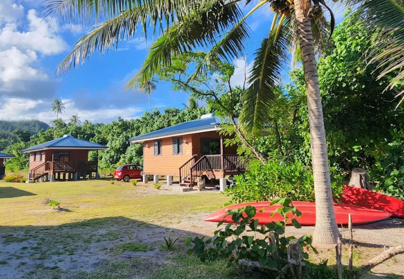 Studio à Parea - HUAHINE- Fare Arc-en-Ciel vue mer